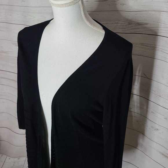 WHBM Black Lightweight Bottom Strips Open Front - Picture 4 of 9